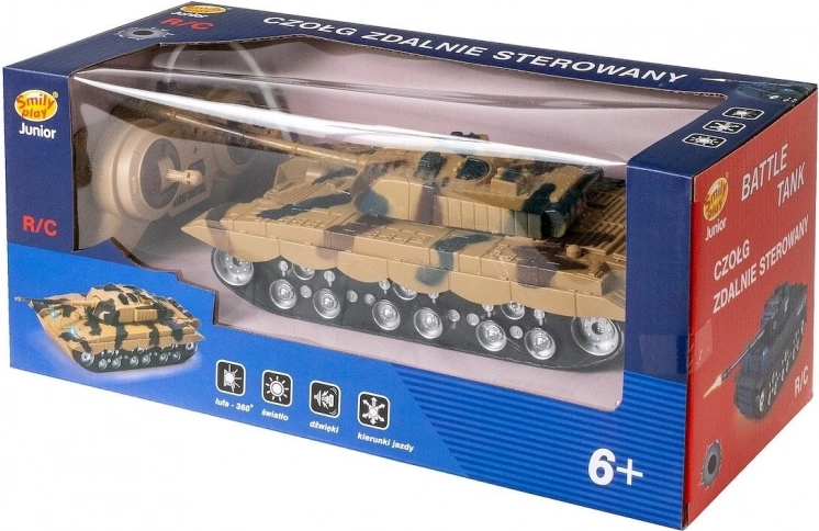 char RC avec chargeur – camouflage