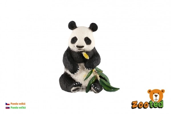 Panda grande plastifiée 8cm en sachet