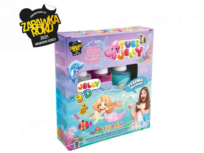 Ensemble Tubi Jelly 3 couleurs - Sirène