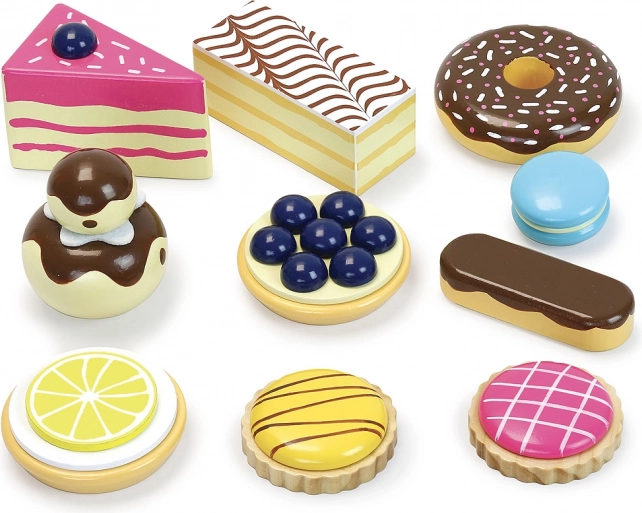 10 desserts en bois pour un jeu créatif