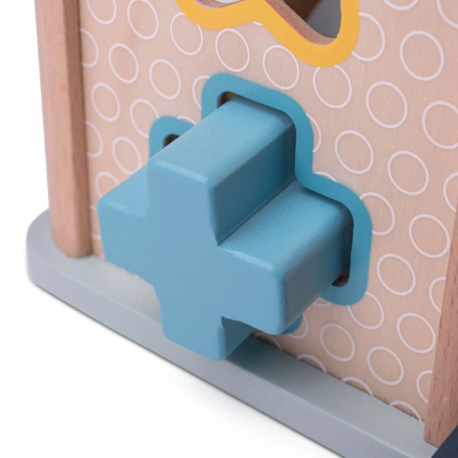 Bigjigs Toys Cube moteur bleu