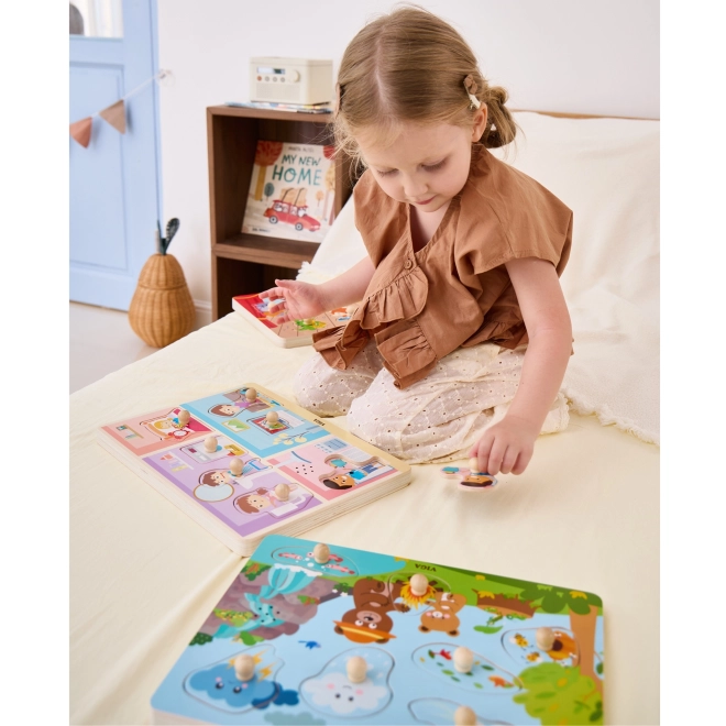 Puzzle en bois SONS DE LA NATURE de VIGA