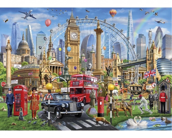 Puzzle Volání Londýna 1000 pièces