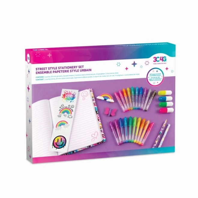 Grand ensemble de fournitures de bureau