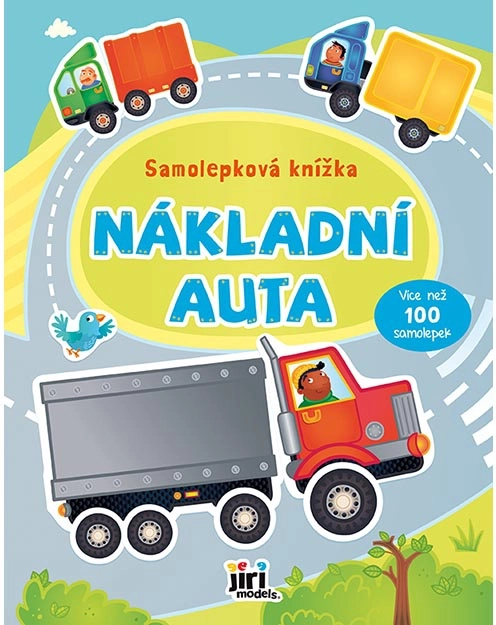 Livre d'autocollants Camions
