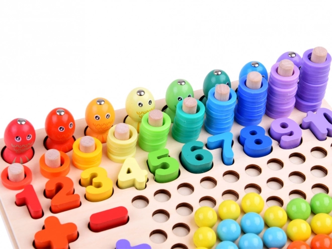 Kit éducatif en bois Mathématiques