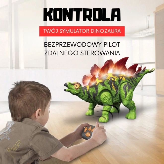 Woopie Dinosaurus télécommandé RC Robot Stégosaure
