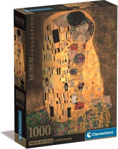Puzzle 1000 pièces Compact Museum Il Bacio