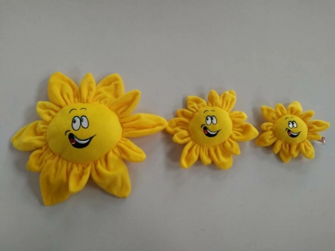 Soleil en peluche 15 cm