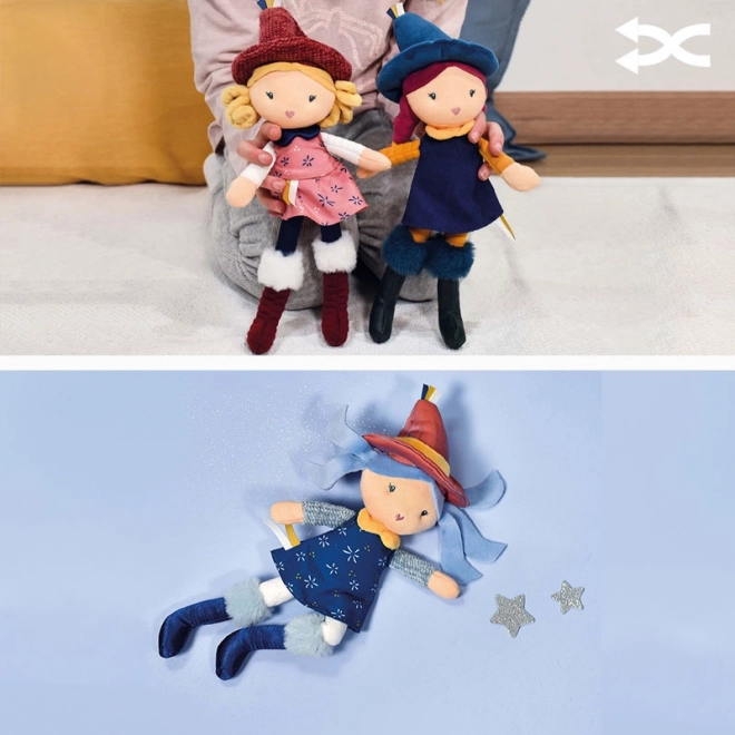 Doudou Jolijou Poupées Tissu Sorcière 24 cm