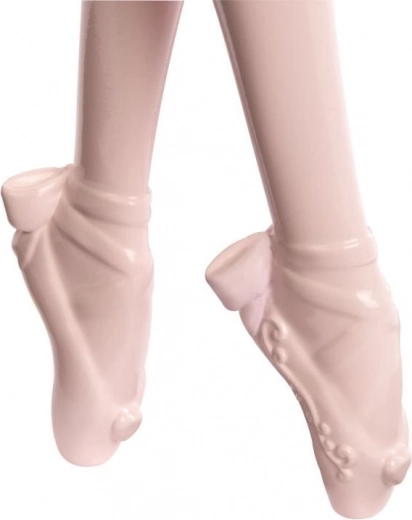 Chaussons de ballet avec de délicates décorations