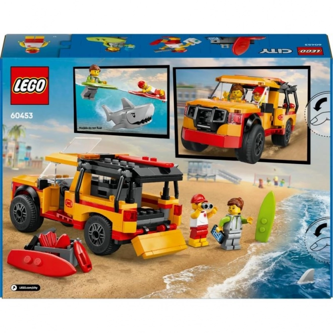 Lego City Camionnette de Sauvetage en Plage
