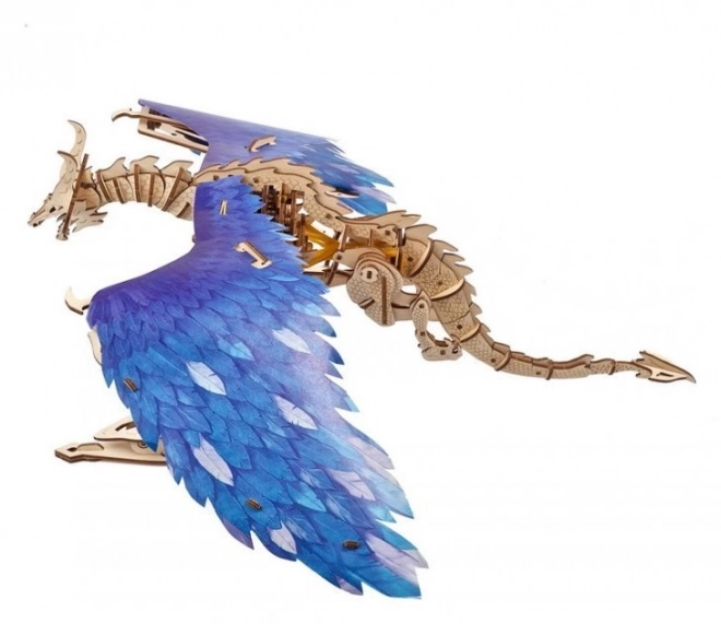 Puzzle 3D Vichřice Drak
