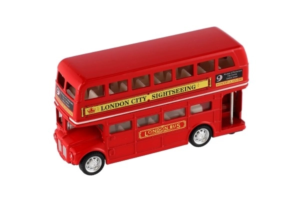 Bus à impériale rouge Londres 12 cm