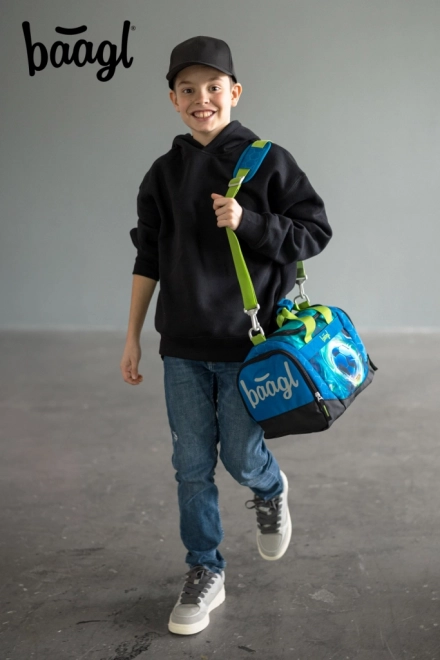 BAAGL Sac de sport pour enfants Ballon de football
