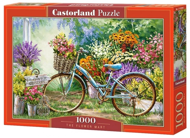 Puzzle 1000 pièces Marché aux fleurs