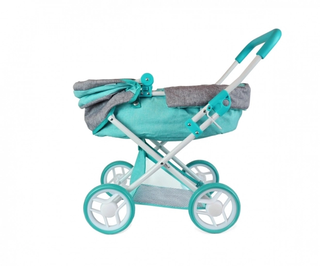 Poussette pour poupées Alice Prestige menthe