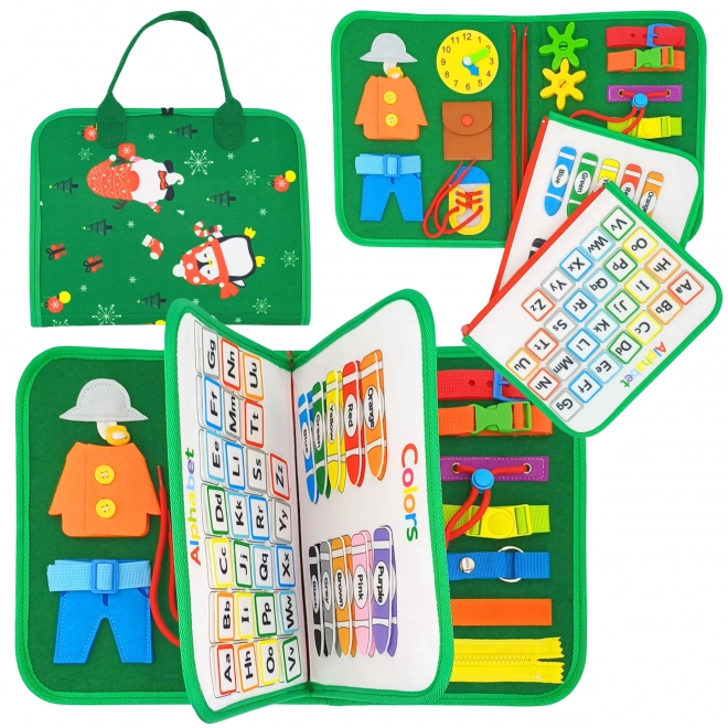 Livre éducatif valisette Montessori - Édition de Noël