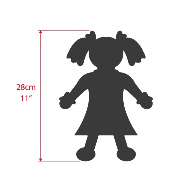 Poupée en tissu Jessika 28 cm