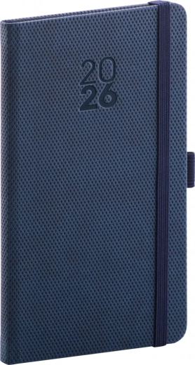 Agenda de poche Diamante bleu 2026