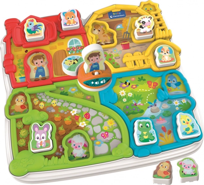 CLEMENTONI BABY Ferme Interactive avec animaux et mélodies