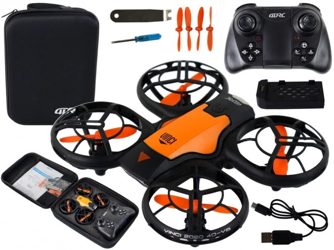 Lumières de drone télécommandées abri orange