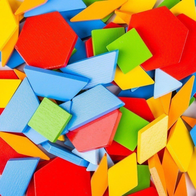 Bigjigs Toys Mosaique colorée en bois