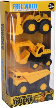 Set d’engins de chantier 12 cm – 3 pcs