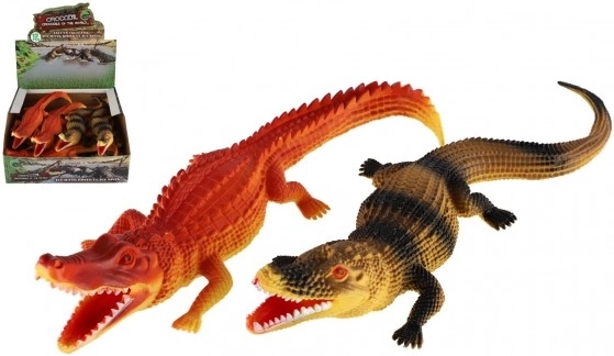 Crocodile en plastique 28 cm
