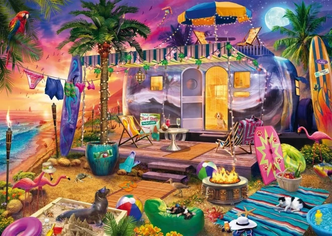 Puzzle Maison Mobile 1000 Pièces