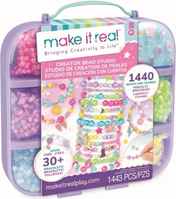 Boîte créative pour fabriquer des bracelets avec perles et breloques