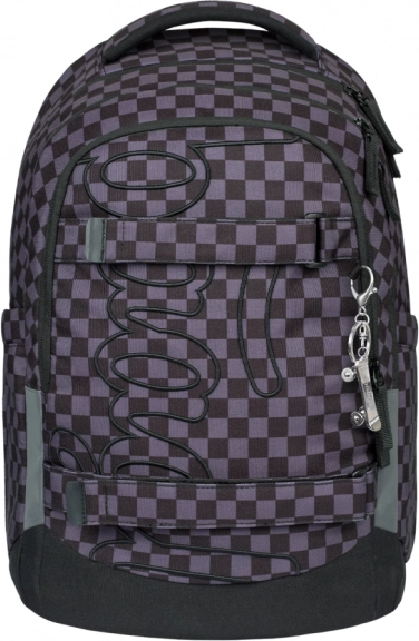 Sac à dos scolaire Skate Max gris