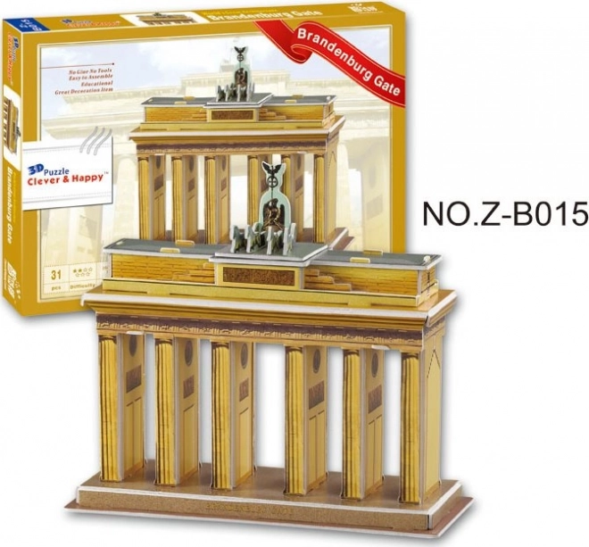 Puzzle 3D Porte de Brandebourg 31 pièces