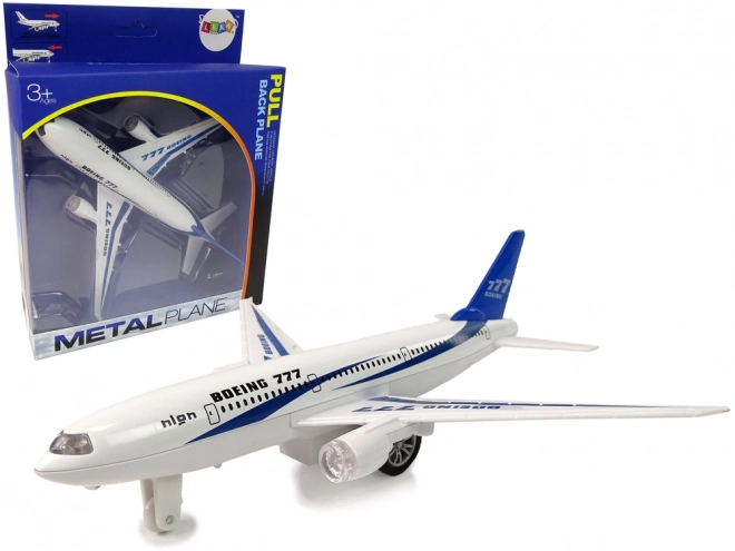 Avion privé Boeing 777 Éclairage Blanc Motorisé Sons