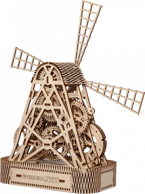 WOODEN CITY Puzzle 3D Moulin 222 pièces