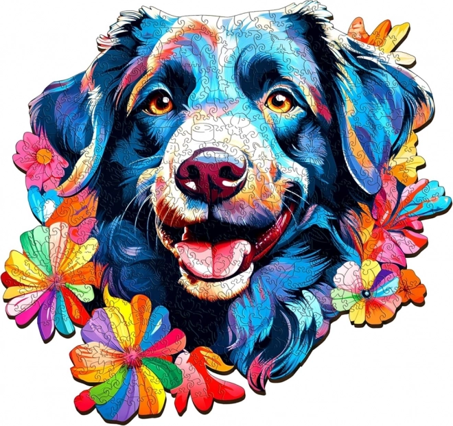 Puzzle en bois EscapeWelt chien 200 pièces