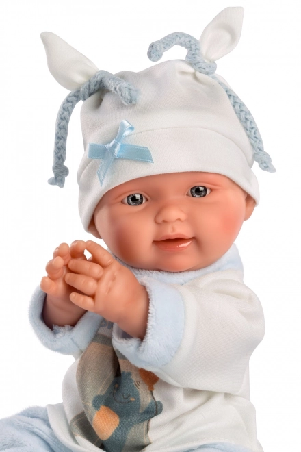 Llorens 26311 NOUVEAU-NÉ GARÇON - poupée réaliste bébé avec corps tout en vinyle - 26 cm