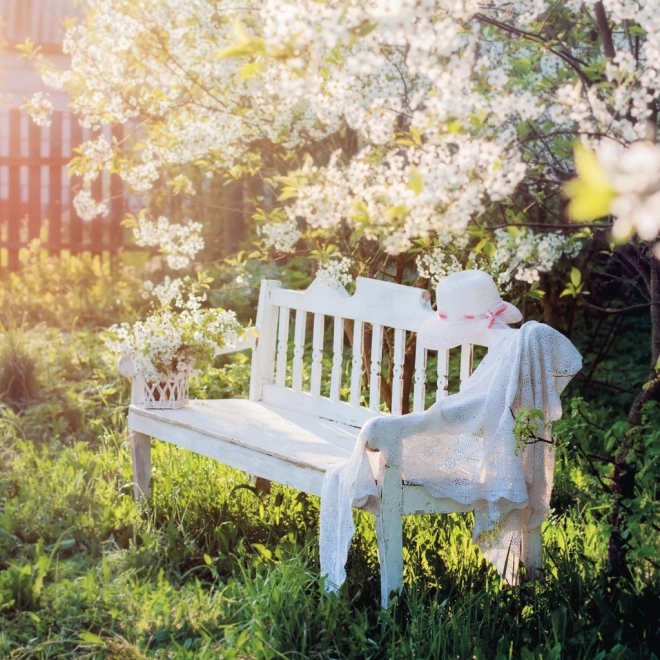 CALENDRIER DE NOTIQUES Jardins 2025, 30 x 30 cm