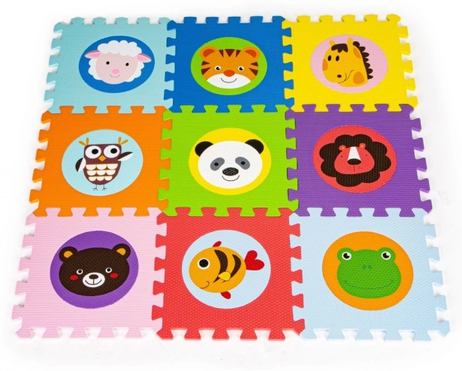 ECOTOYS Puzzle en mousse Têtes d'animaux (29x29)