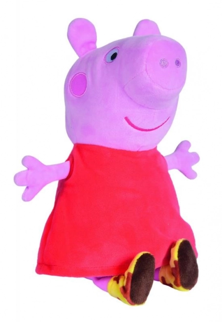 Cochon Peppa Pig en peluche avec son, 22 cm