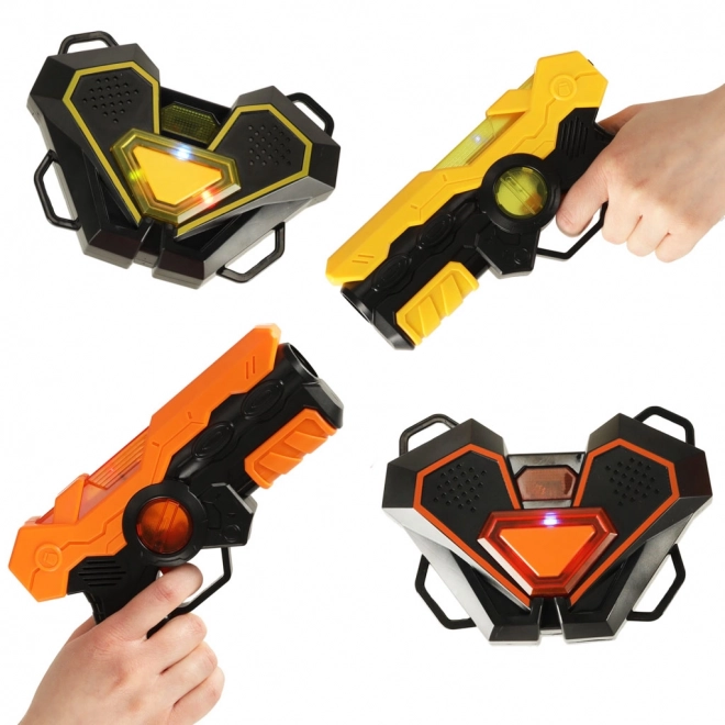 Paintball laser - ensemble de deux pistolets et deux cibles