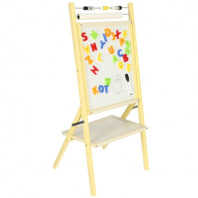 Tableau double face pour enfants avec boulier