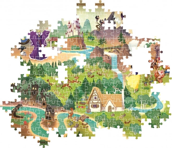 Puzzle Story Maps : Blanche-Neige 1000 pièces