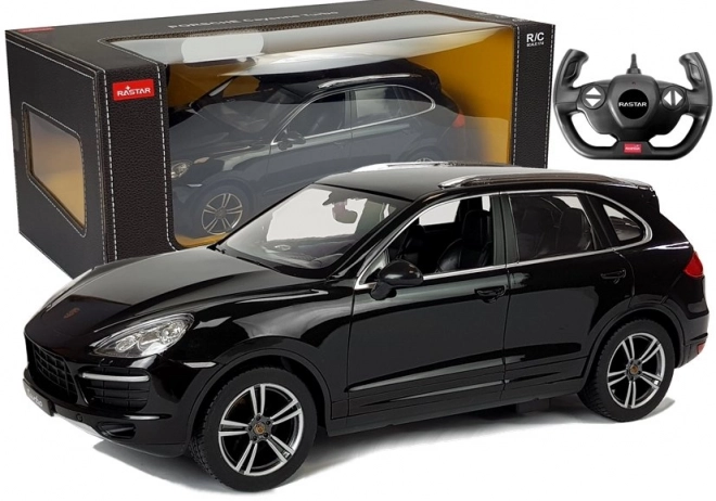 Rastar R/C Porsche Cayenne Turbo Rastar 1:14 noir avec télécommande