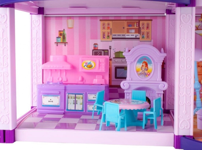 Maison de poupée avec poneys