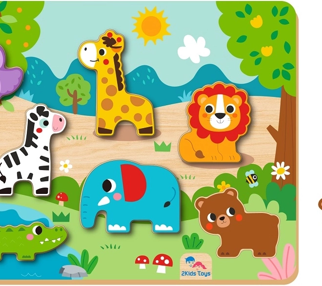 Puzzle à encastrer Animaux par 2Kids Toys