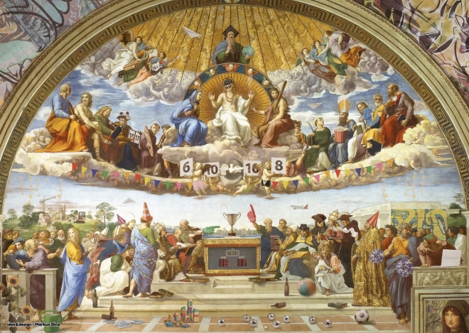 Puzzle Schmidt Art&Fun Dispute sur le Saint-Sacrement 1000 pièces