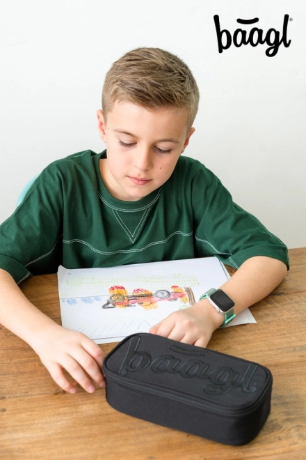 trousse scolaire BAAGL Darkness en matériau recyclé