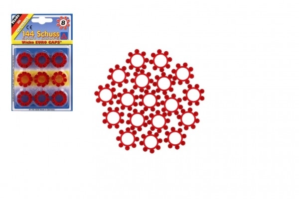 Capsules rouges 8 couronnes - 144 coups