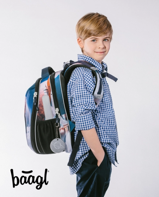 BAAGL ENSEMBLE 5 Shelly Navette Spatiale : cartable, trousse, sac, chemise, boîte